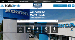 Desktop Screenshot of maitahonda.com
